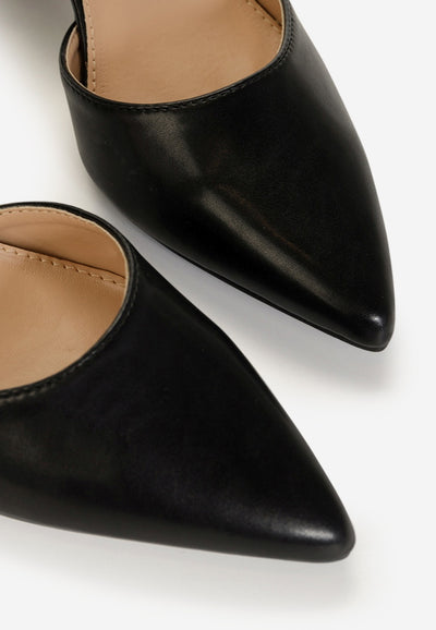 SHINY BLACK | High heel pumps