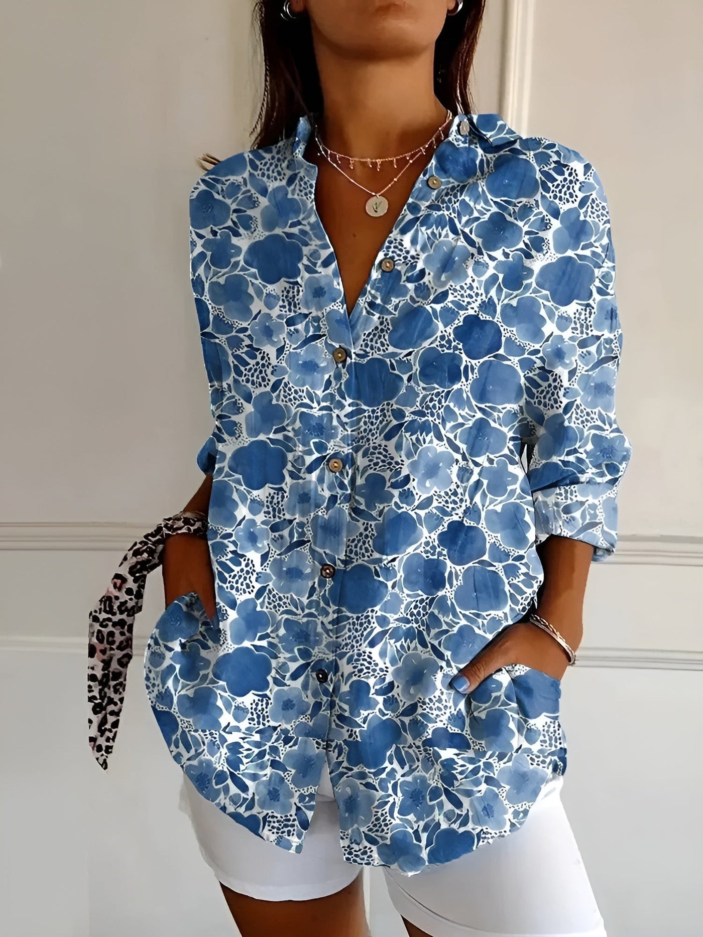 SAFFRON | Printed Blouse