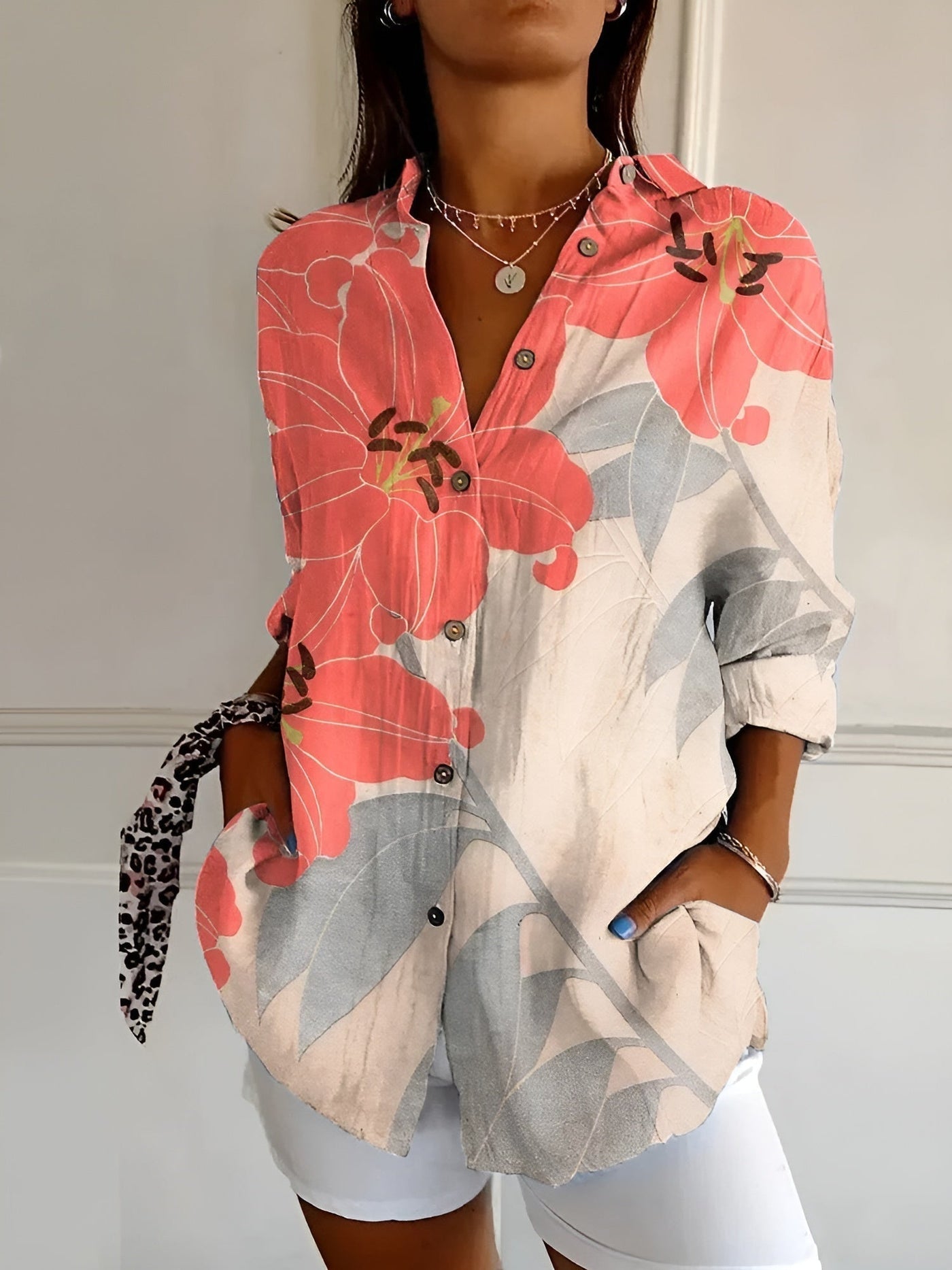 SAFFRON | Printed Blouse