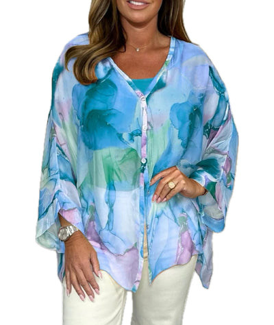 EMMAH | Elegant top in chiffon