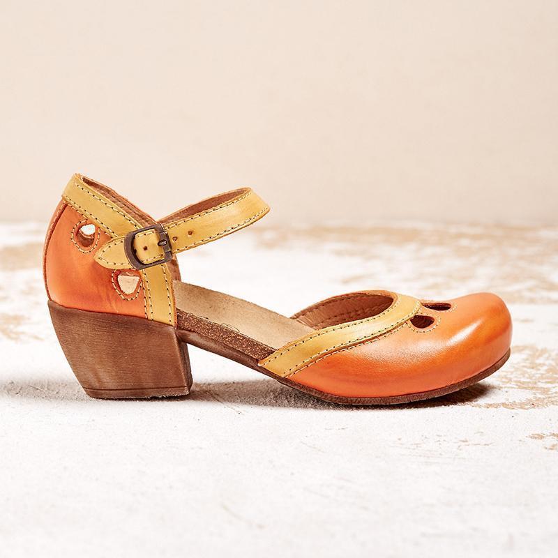 AMALIA | Orthopedic sandals with low heel