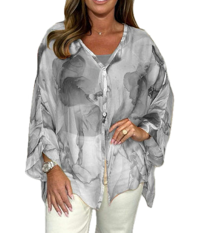 EMMAH | Elegant top in chiffon