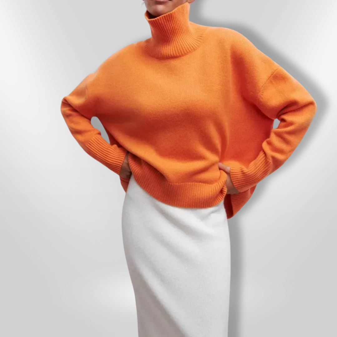 OLIVIA | Sweater with turtle neck