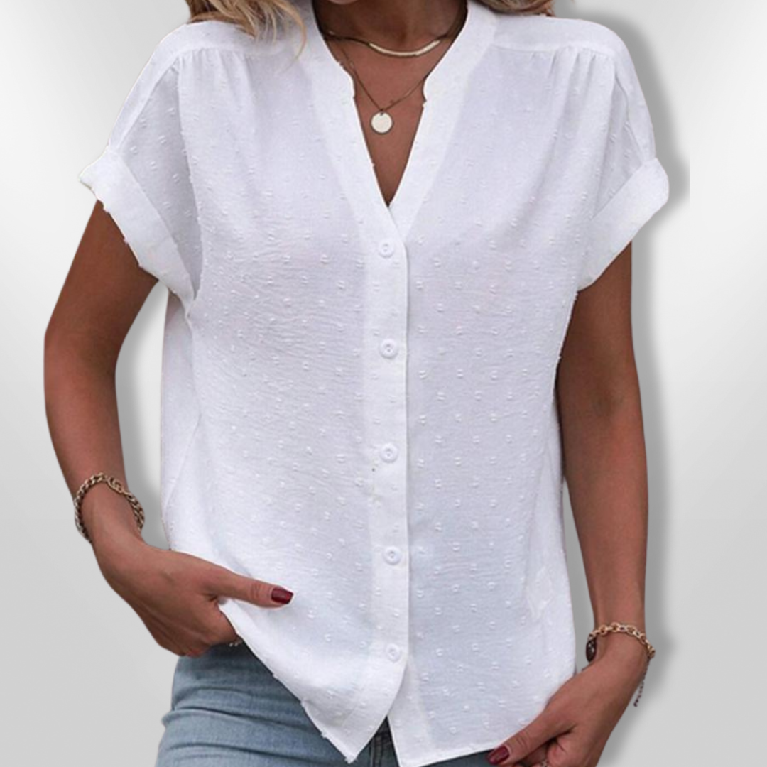 CAMILLE | Classic Button-Up Blouse