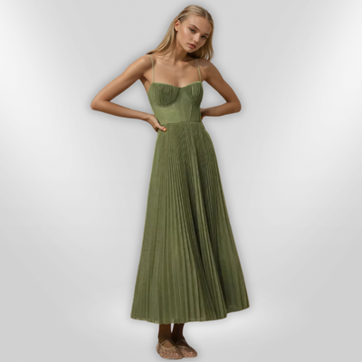 CLAIRE | Stylish Green Dress