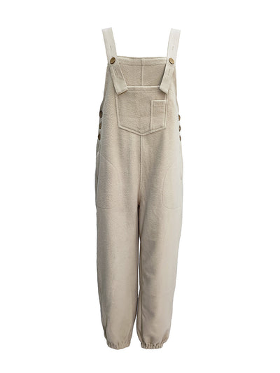 LISA | Loose Fit Distressed Denim Overalls
