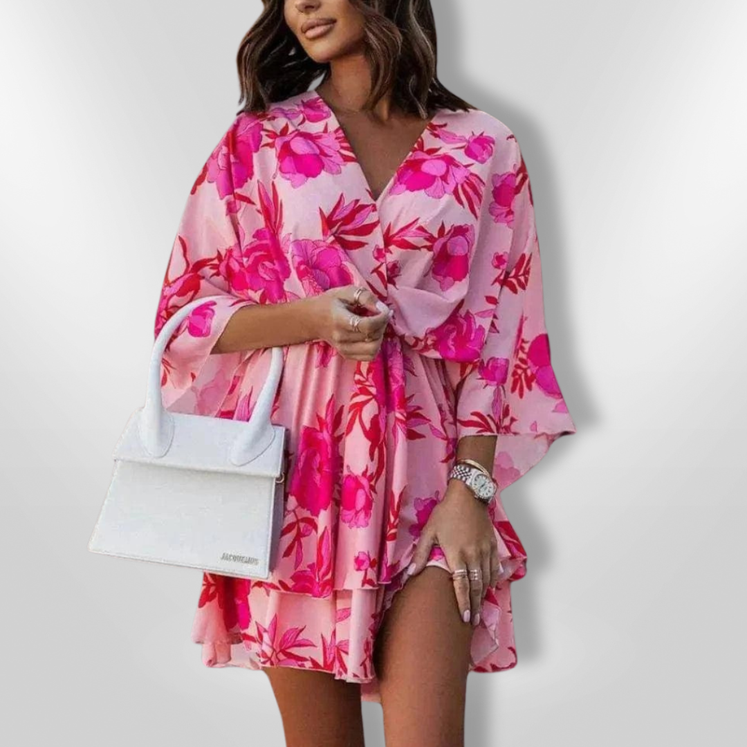 SUNSET BLISS | Ruffle Mini Dress