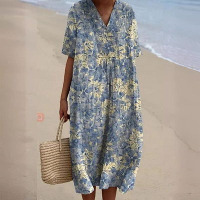 MARIE |  Multicolor Flower Dress