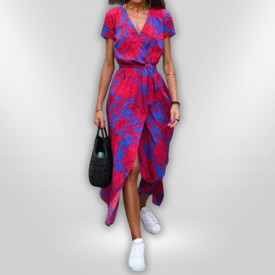 LARA | Vibrant Wrap Dress