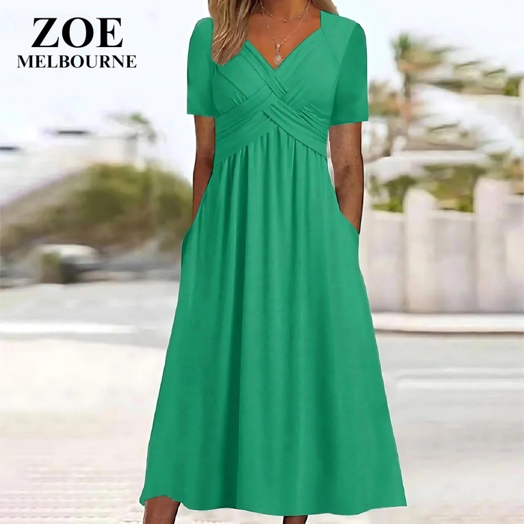 GRACIE | Elegant Dress with Tummy Coverage