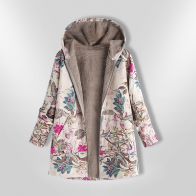 TRICIA | Reversible hoodie Jacket