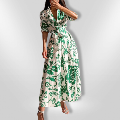 RIA | Long Sleeve Floral Dress