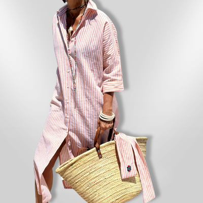 SOPHIE | Striped Shirt Dress