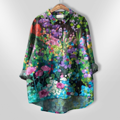 VIRGINIA | Handcrafted floral shirt