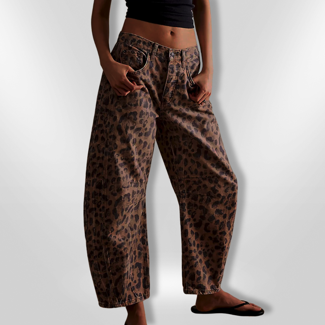 LEILANI | Leopard Print Jeans