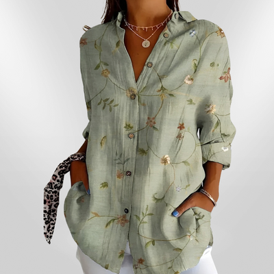 MAIA | Floral Cotton Blouse