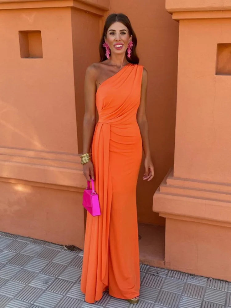 LIA | Asymmetrical Long Dress
