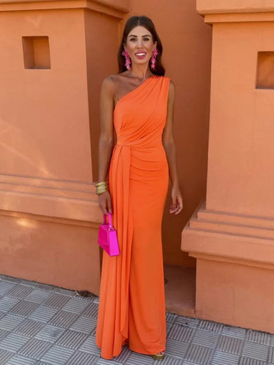 LIA | Asymmetrical Long Dress
