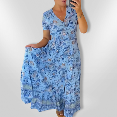 SIENNA | Print Long Dress