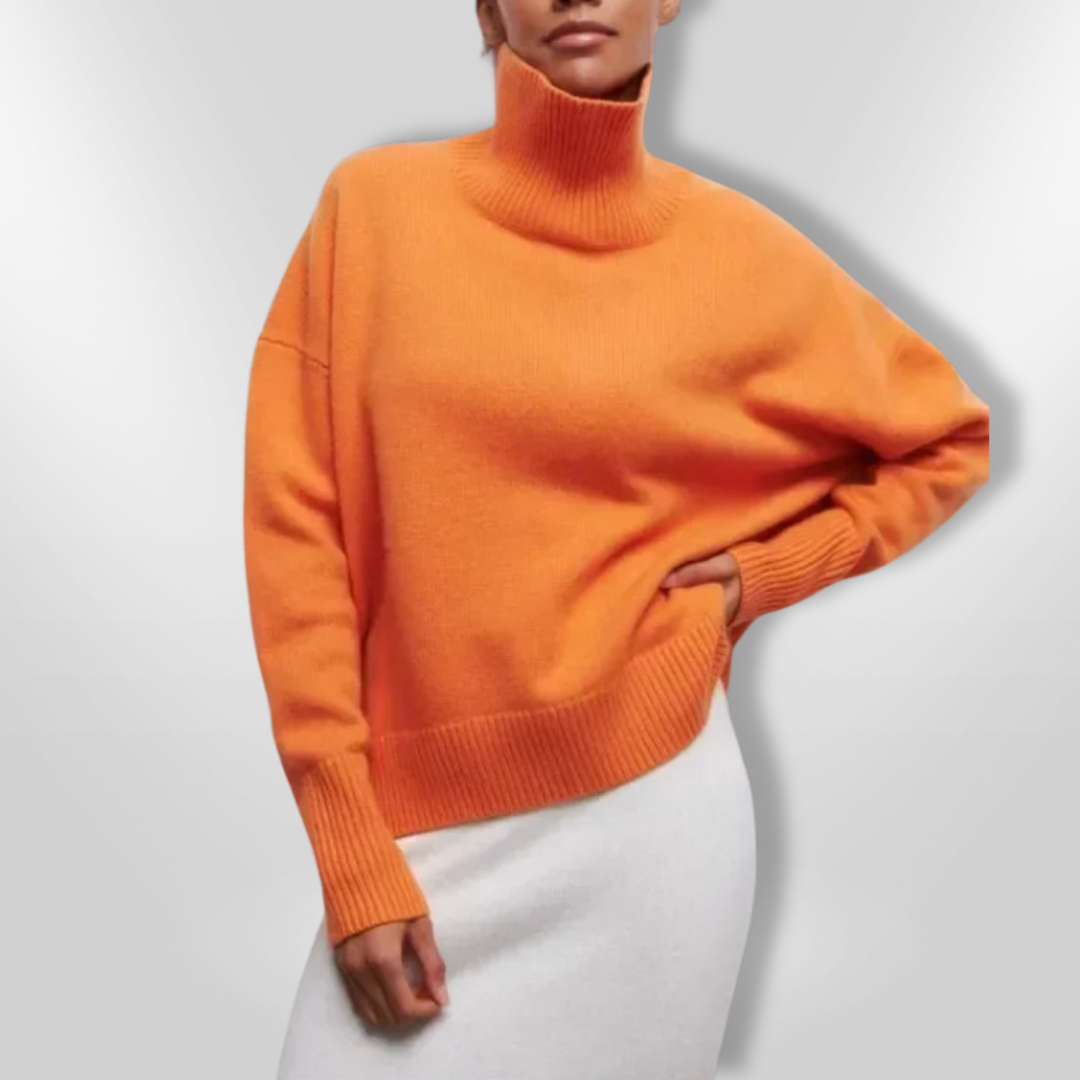OLIVIA | Sweater with turtle neck