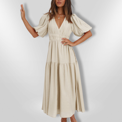 ENOLA | Puff Sleeves Dress