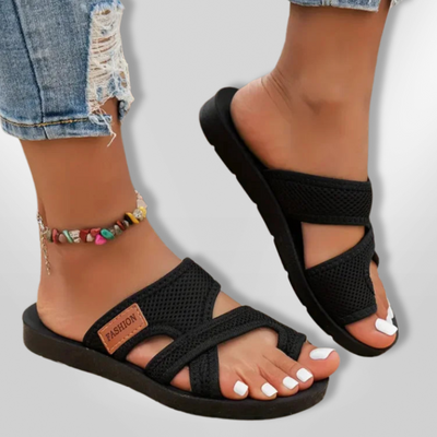 CELIA | Perforated Mesh sandals