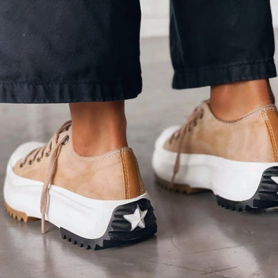 MARLEY | Leather platform sneakers