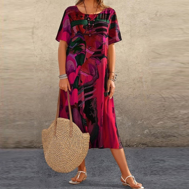 ABIGAIL | Comfortable Printed Dress