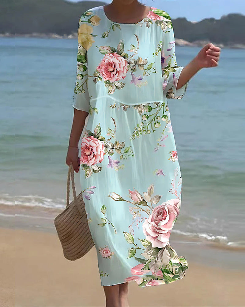 KAREN | Elegant Floral Dress