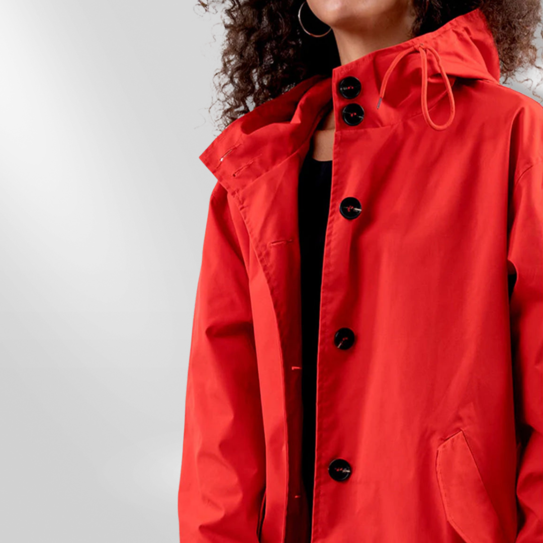 LEANNE | Water-Resistant Hooded Jacket