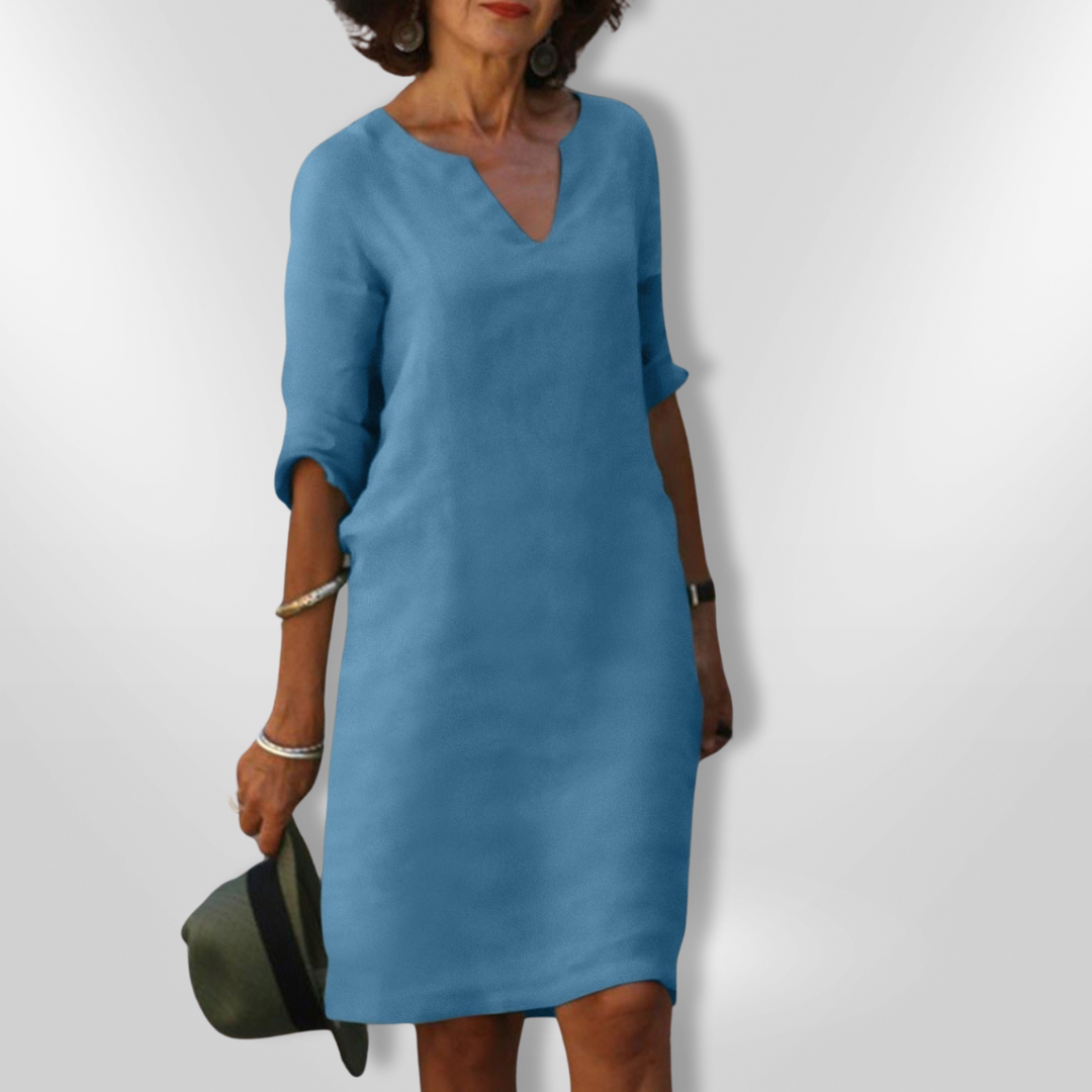 GRACE | V-Neck Three-Quarter Sleeves