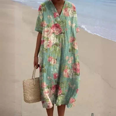 MARIE |  Multicolor Flower Dress