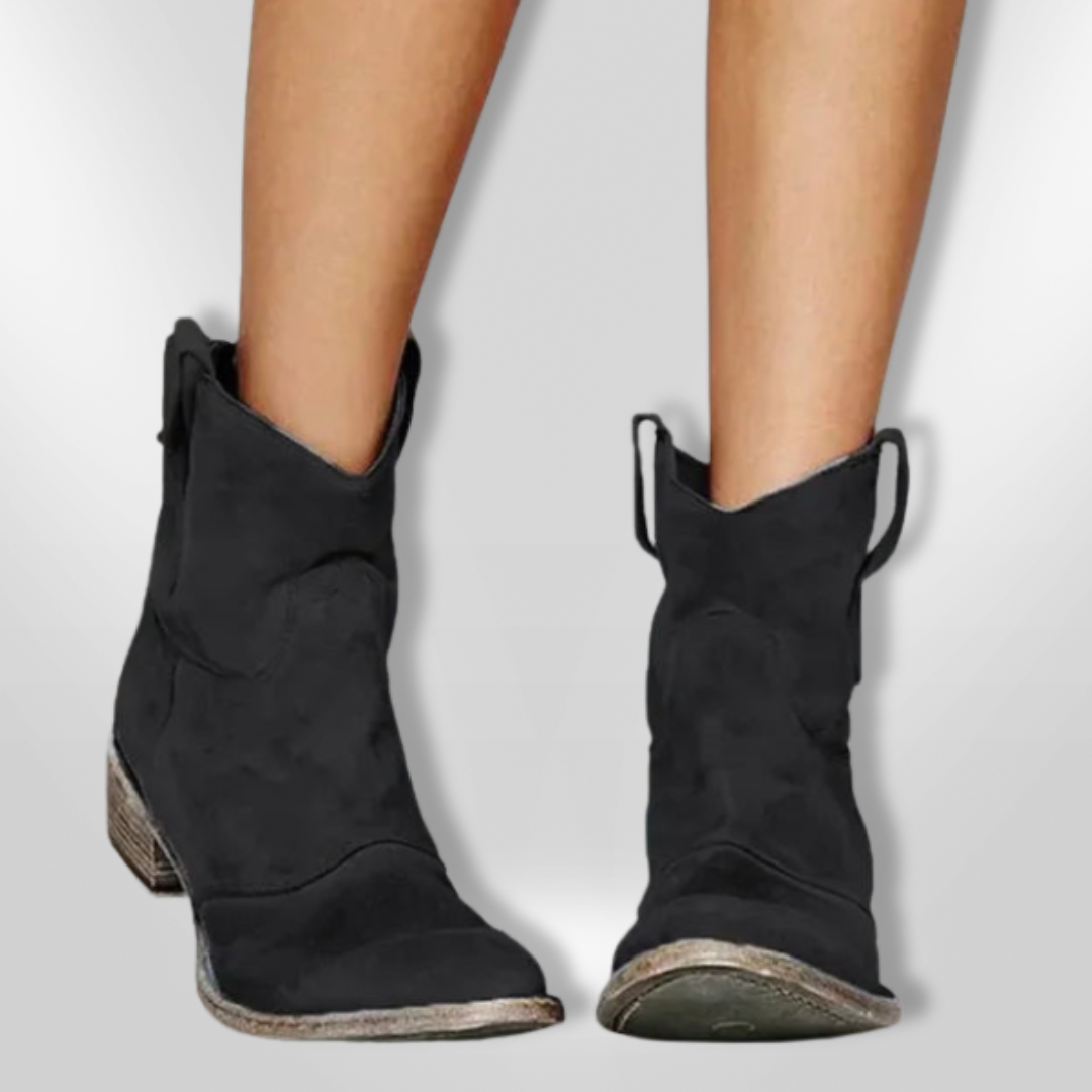 DESTINY | Vintage Cowboy Ankle Boots