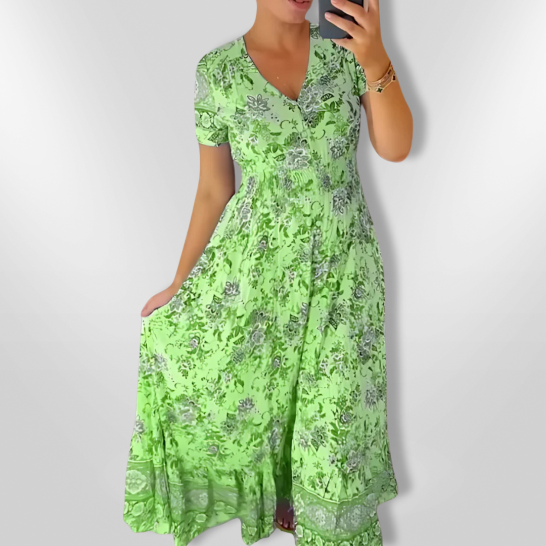SIENNA | Print Long Dress