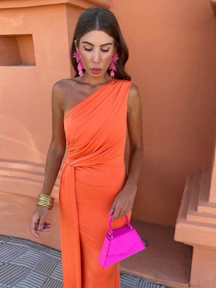 LIA | Asymmetrical Long Dress
