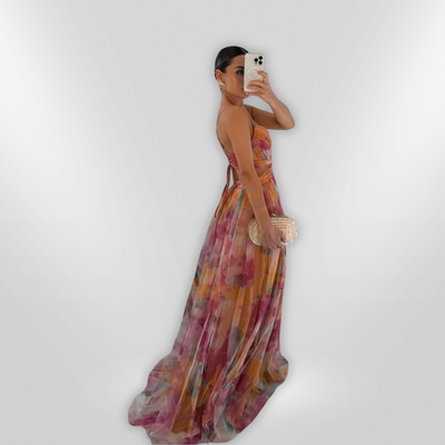 VAELIA | maxi bloemenjurk