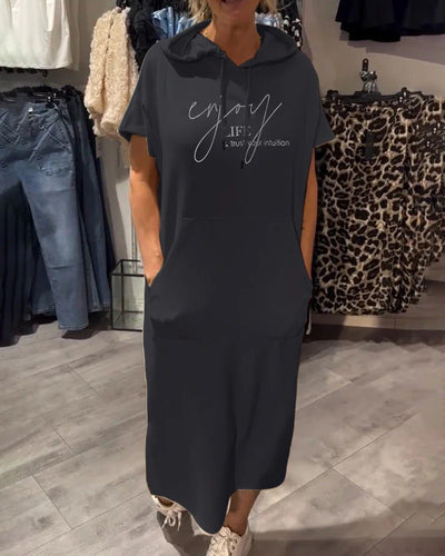 SASKIA | Casual Hoodie Dress