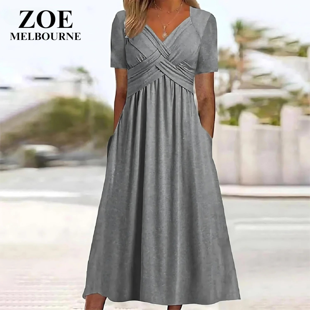 GRACIE | Elegant Dress with Tummy Coverage