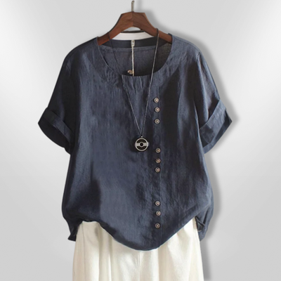 ISLA | Button Detail T-Shirt