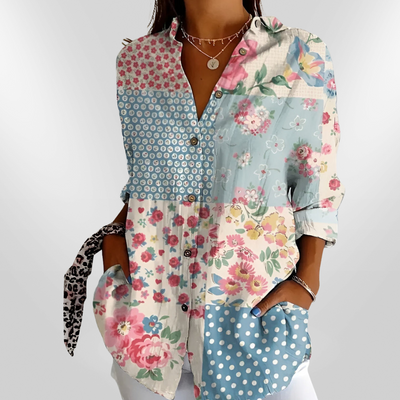 MAIA | Floral Cotton Blouse