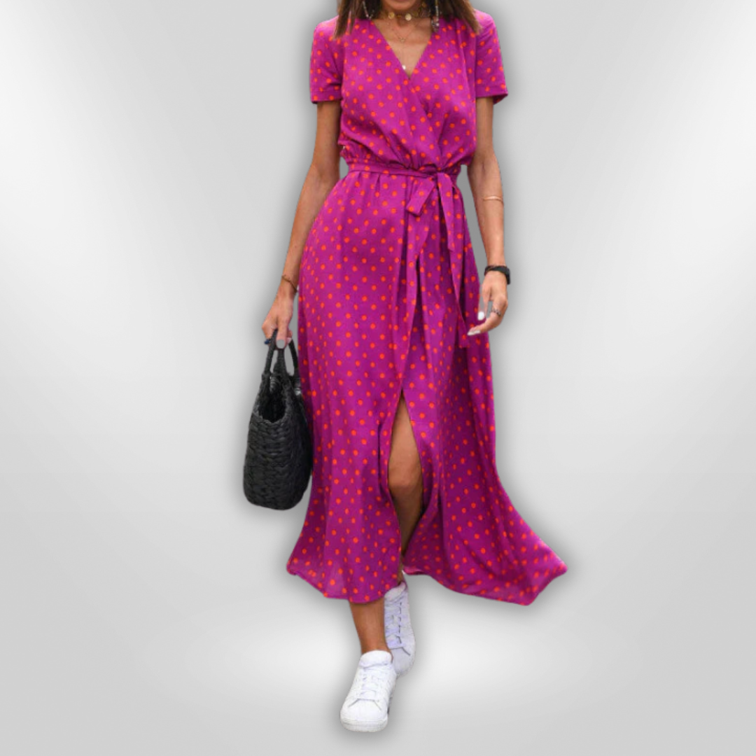 LARA | Vibrant Wrap Dress