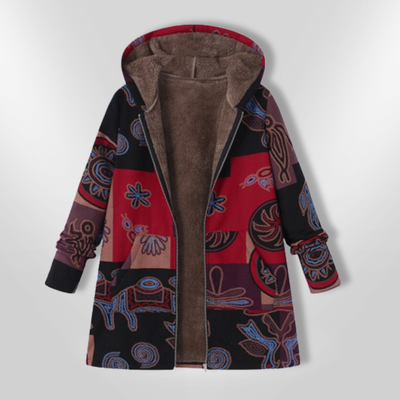 TRICIA | Reversible hoodie Jacket
