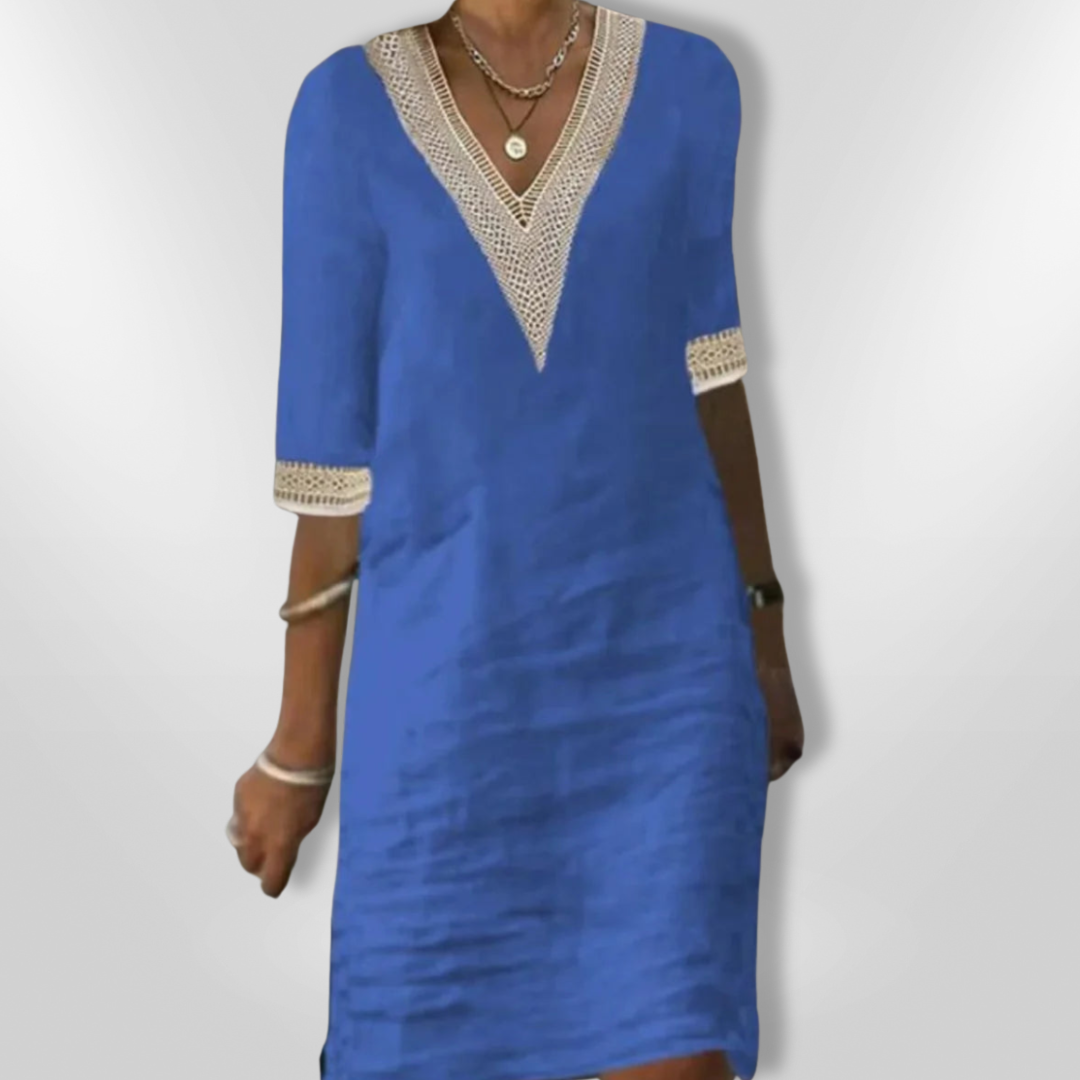 AVERY | Elegant V-neck Dress