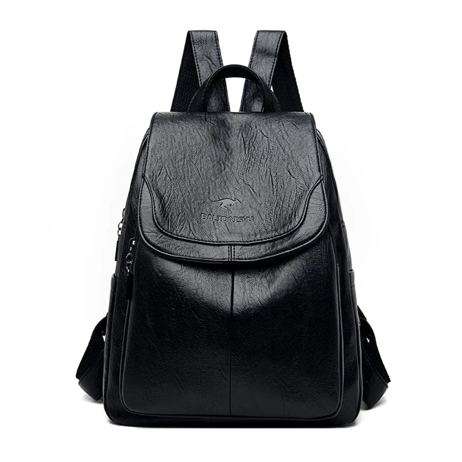 EDA | Leather Anti Theft Backpack