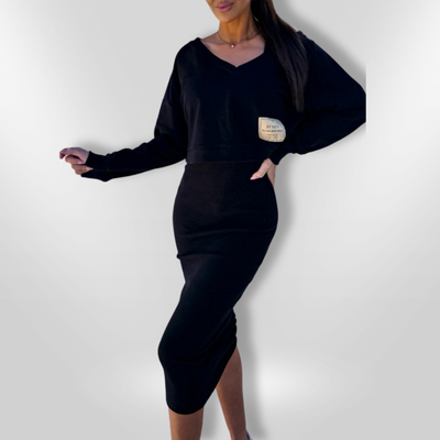 LUCIE | dress and sweatshirt