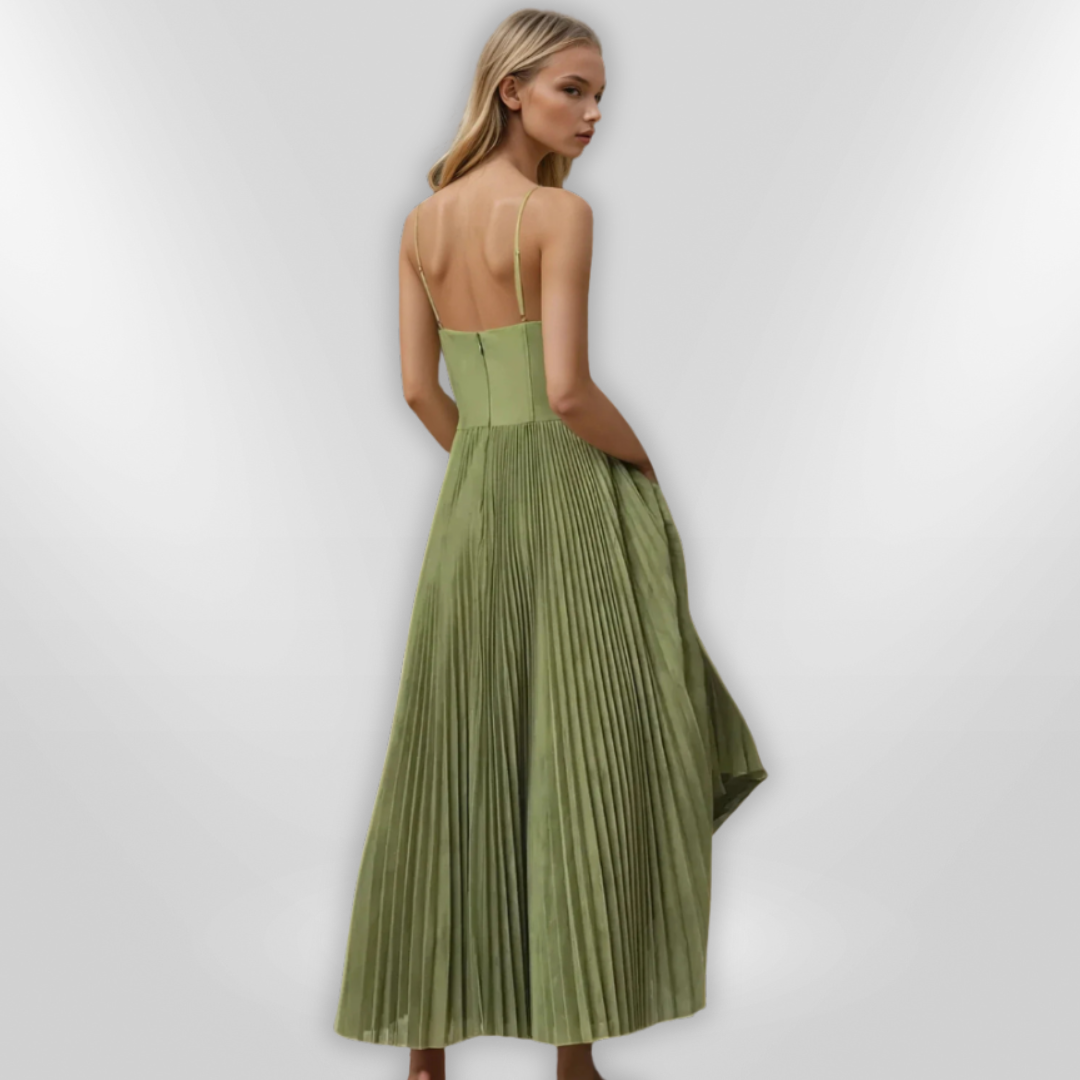 CLAIRE | Stylish Green Dress