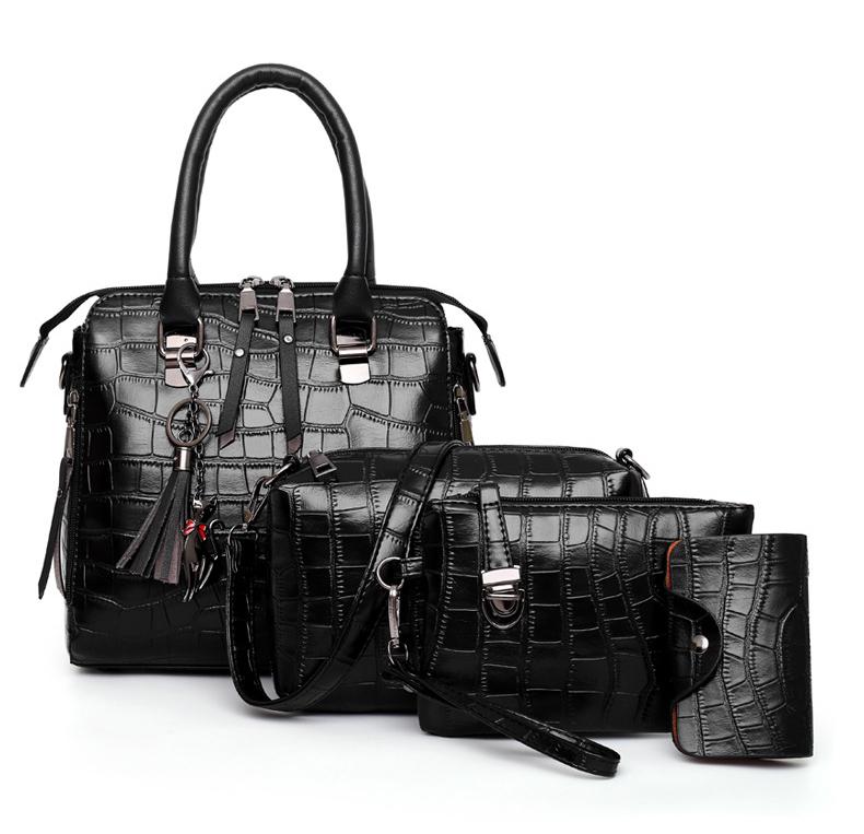 VALENTINA | 4 Piece Leather bag set