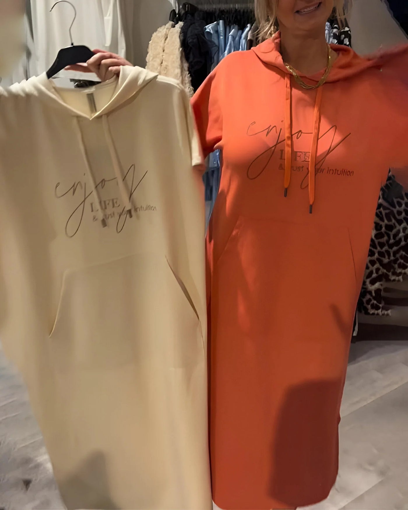 SASKIA | Casual Hoodie Dress