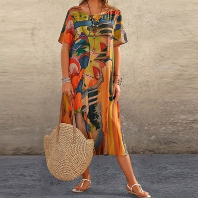ABIGAIL | Comfortable Printed Dress