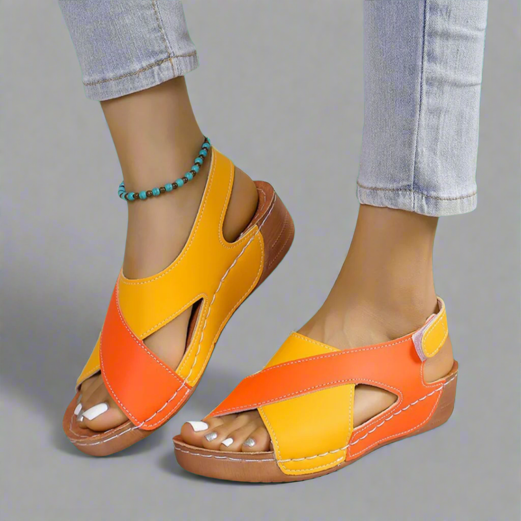 SOLVEIG | Ultra-flat orthopedic sandals